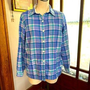 Vintage LL Bean fleece lined button up jacket size M/L